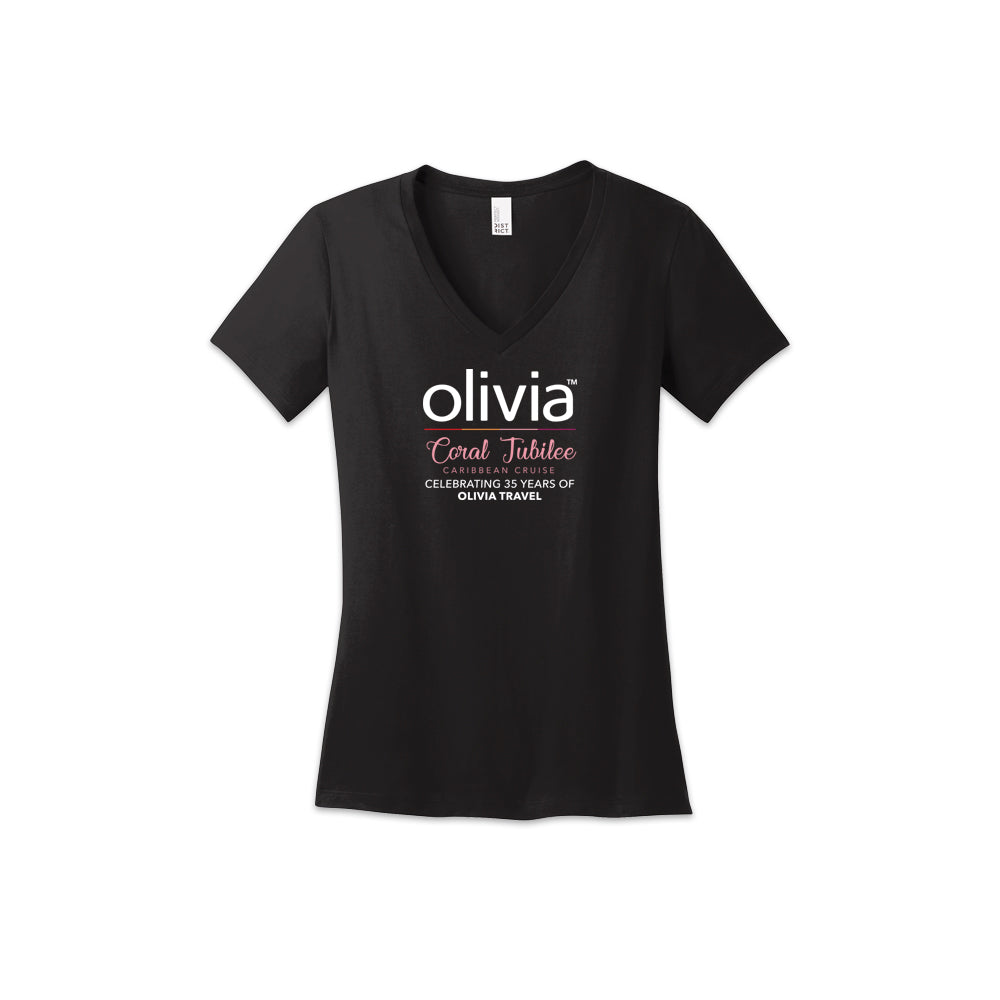Coral Jubilee Commemorative Tee | Women's V Neck Tee