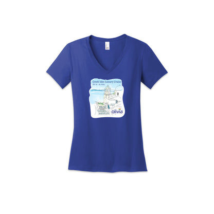 Greek Isles Luxury Cruise | Commemorative V-Neck Tee