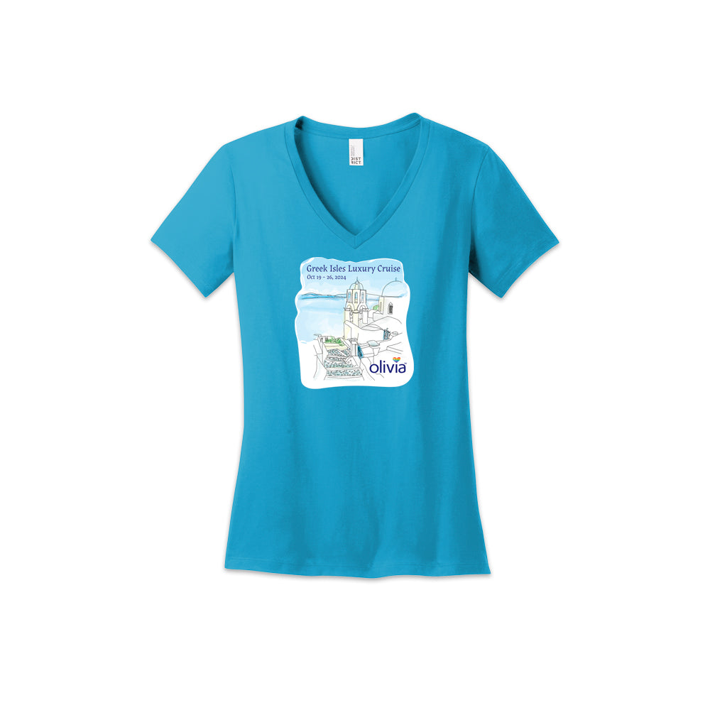 Greek Isles Luxury Cruise | Commemorative V-Neck Tee