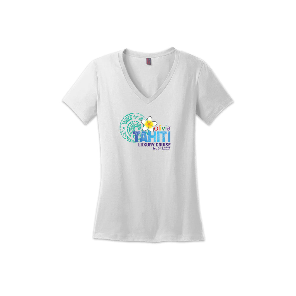 Tahiti Luxury Cruise Commemorative V Neck