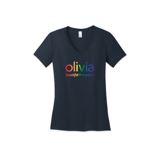 Coral Jubilee Collection | Beautiful Together Women's V Neck Tee