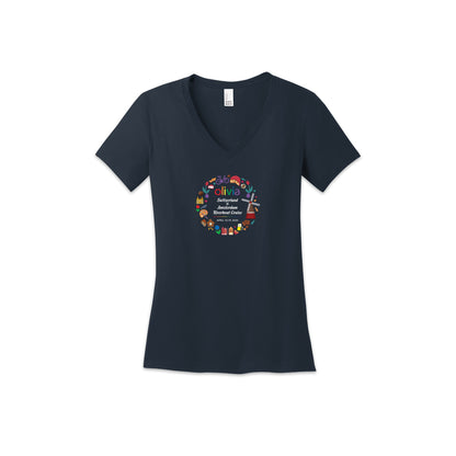 Switzerland to Amsterdam Riverboat Cruise  | Women's V Neck Tee