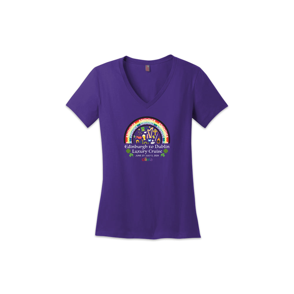 Edinburgh to Dublin | Womens V-Neck