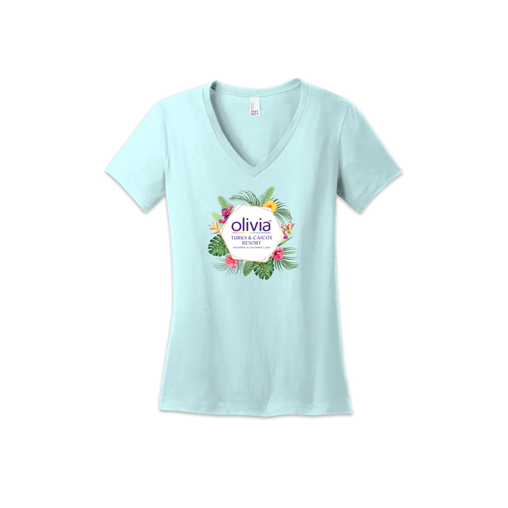 Turks & Caicos | Commemorative V-Neck Tee