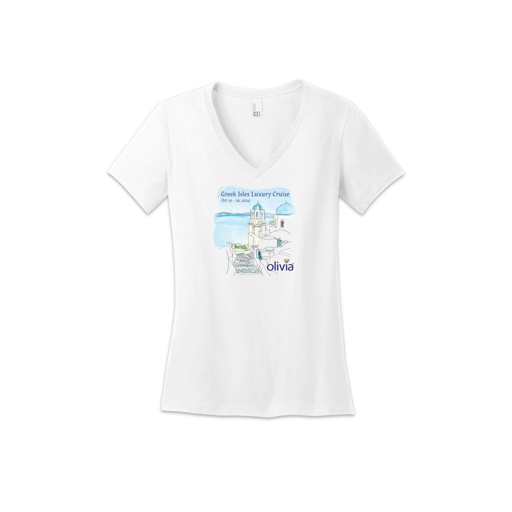 Greek Isles Luxury Cruise | Commemorative V-Neck Tee