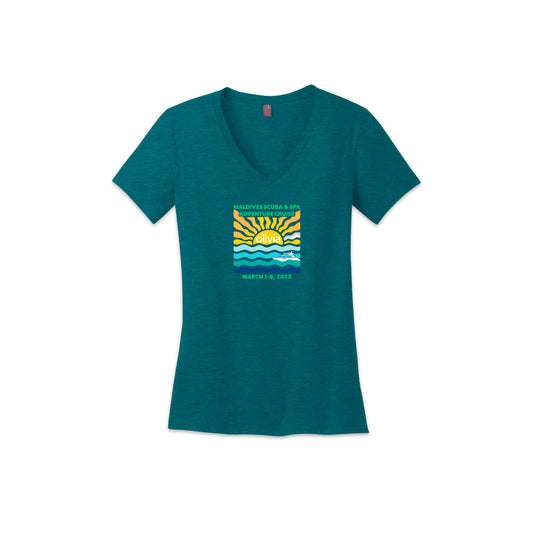 Commemorative Trip Tees: Maldives I | Women's V Neck Tee