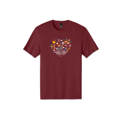 Burgundy & Provence Commemorative Trip Tee | Unisex Crew