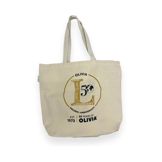 Olivia 50th Anniversary Cotton Tote  - Limited Quantity