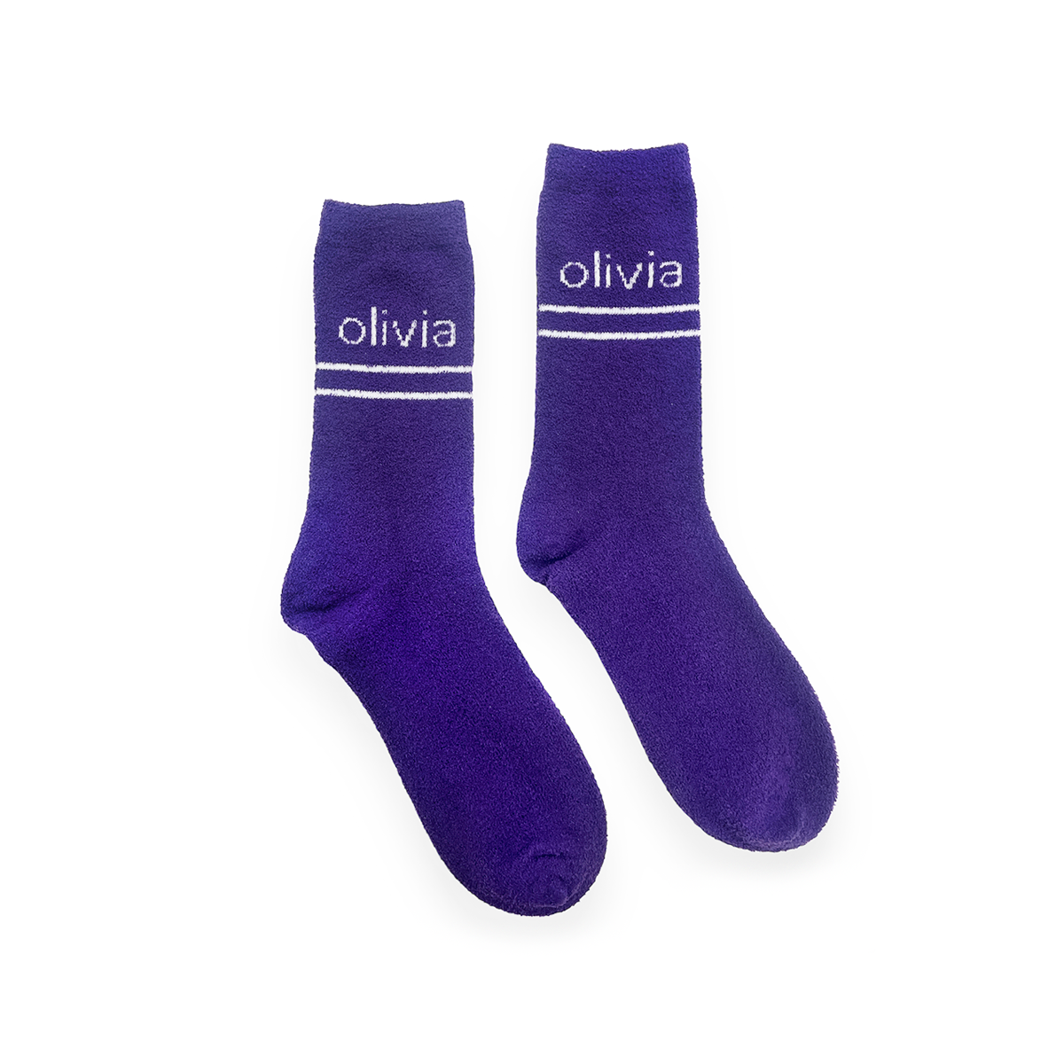 Olivia Purple Fuzzy Socks – Olivia Travel Store