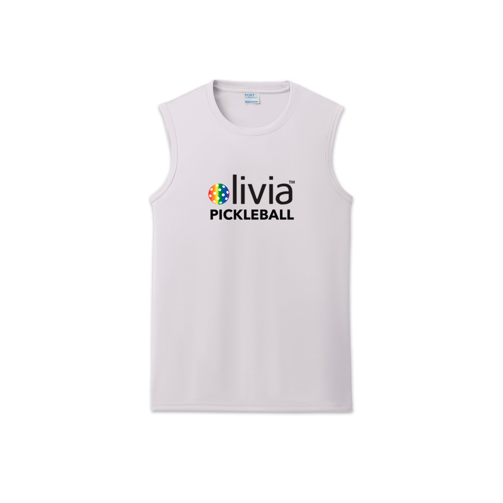 Rainbow Olivia Pickleball | Unisex Muscle Tank