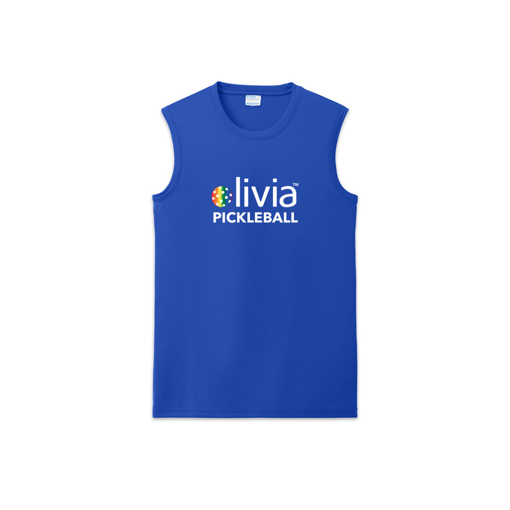 Rainbow Olivia Pickleball | Unisex Muscle Tank