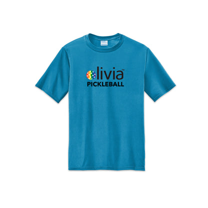 Rainbow Olivia Pickleball | Unisex Crew Neck T-Shirt