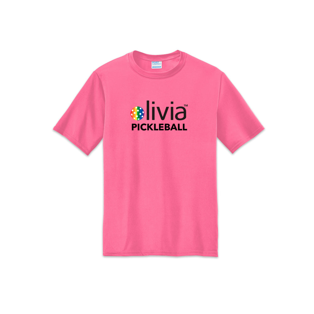 Rainbow Olivia Pickleball | Unisex Crew Neck T-Shirt