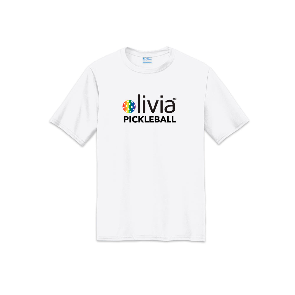 Rainbow Olivia Pickleball | Unisex Crew Neck T-Shirt